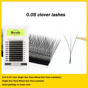 0.05 clover lashes