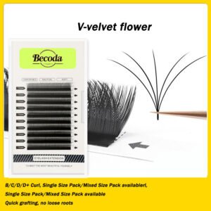 V velvet flower