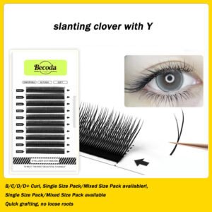 slanting clover with y